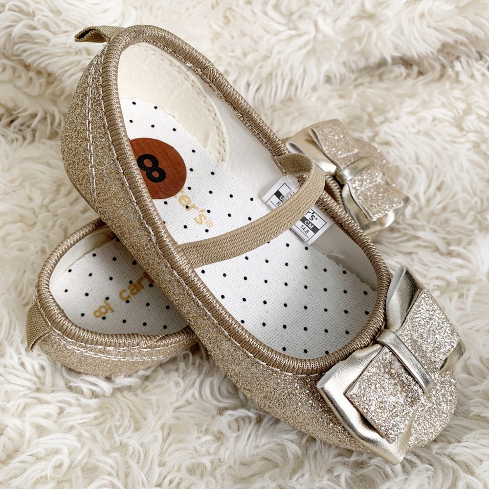 Carters toddler sparkling shoes size 8